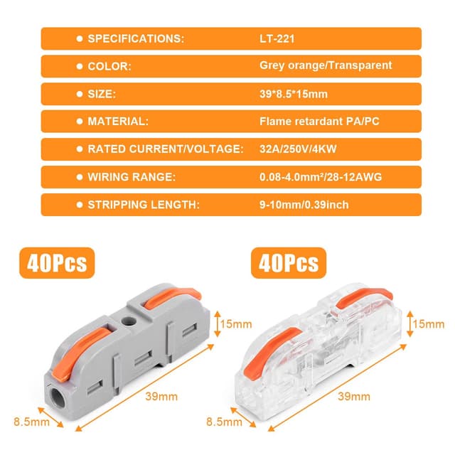 Thumbnail 1 de flintronic SPL-1 80 connecteurs rapides
