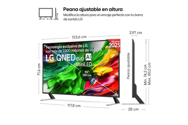 Thumbnail 2 de LG 55QNED85A6C MiniLED 4K evo AI
