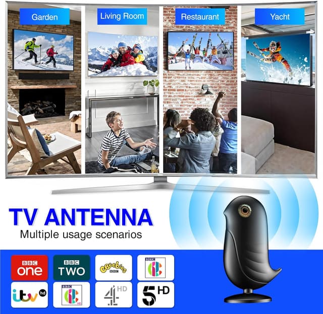 Thumbnail 6 de Indoor TV Aerial digital 2025, 5m coax