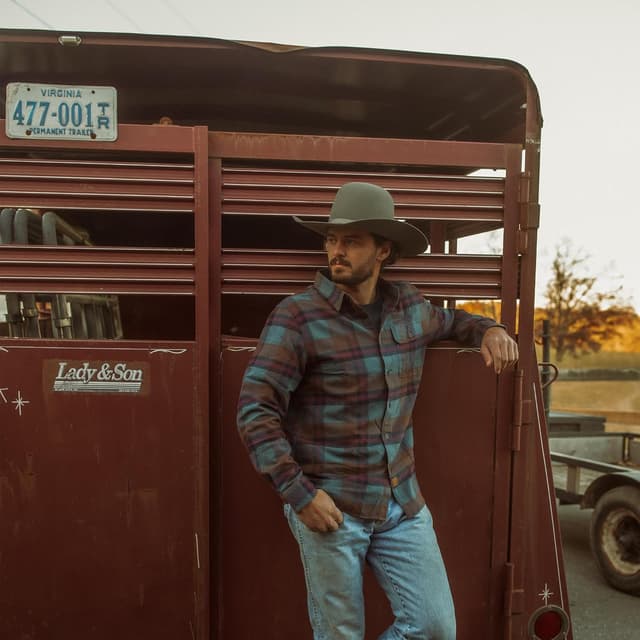 Detalle 2 de Dubinik Flanellhemd Herren kariert Regular Fit