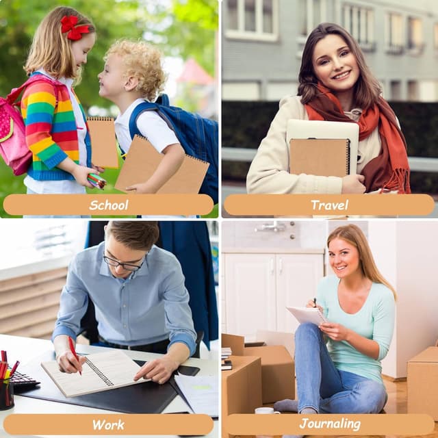 Thumbnail 6 de Yafe 5-Pack A4 Spiral Notebook