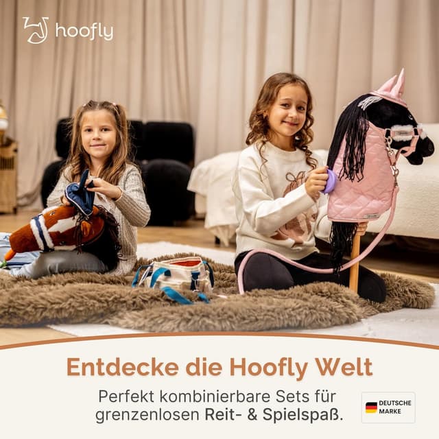 Thumbnail 4 de Hoofly Fliegenhaube Pink fĂŒr Hobby Horse đ
