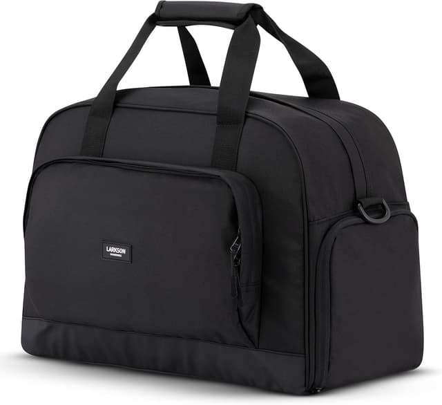 Detalle de Larkson Weekender Finja Large (38 l) – wasserabweisende Reisetasche mit Schuhfach für Handgepäck