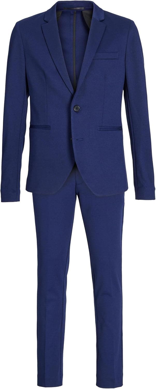 Detalle de Jack & Jones Junior Boy JJEJAXON: blazer e pantaloni monopetto per ragazzi