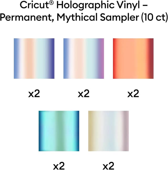 Thumbnail 2 de Cricut Mythical Lot autocollants holographiques 30,5 cm