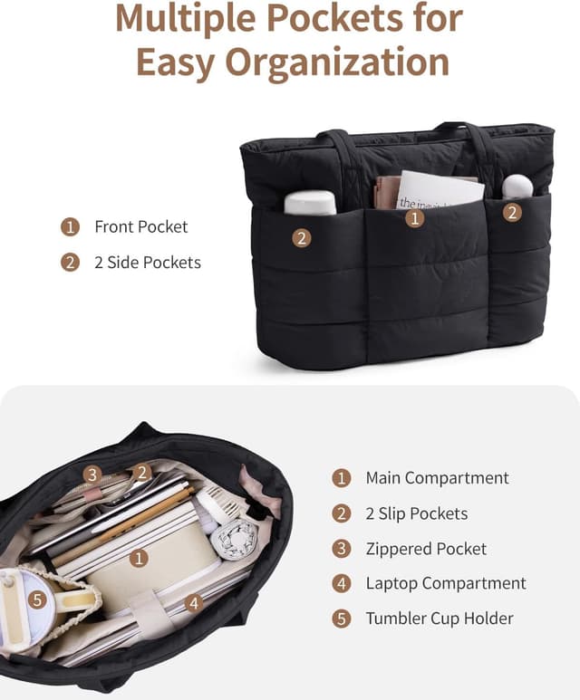 Thumbnail 3 de Narwey Tote Bag for Women 24L