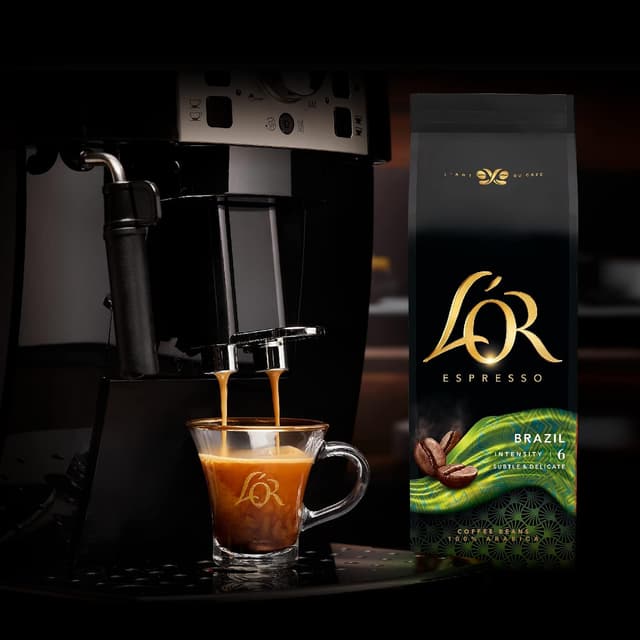 Thumbnail 6 de L'OR Espresso Brazil Café en Grano 100% Arábica ☕ 4x500g