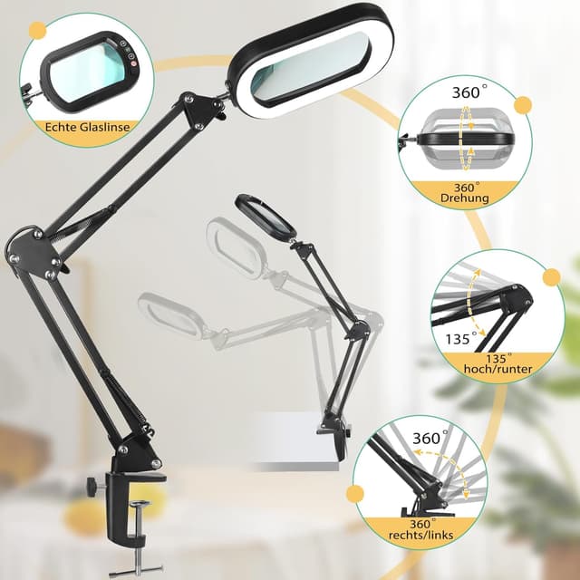 Thumbnail 5 de Drdefi 10X Lupe mit Licht 🔍