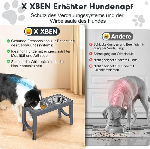 Thumbnail 6 de X XBEN Erhöhter Hundenapf 1,5 L