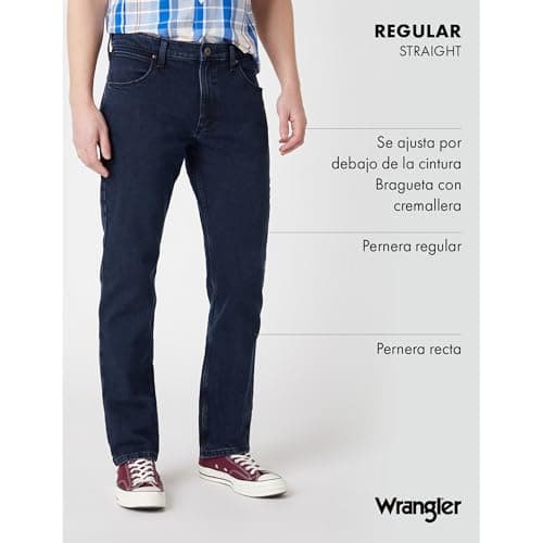 Detalle de Wrangler Red Kabel Regular 40W/32L, jeans hombre azul