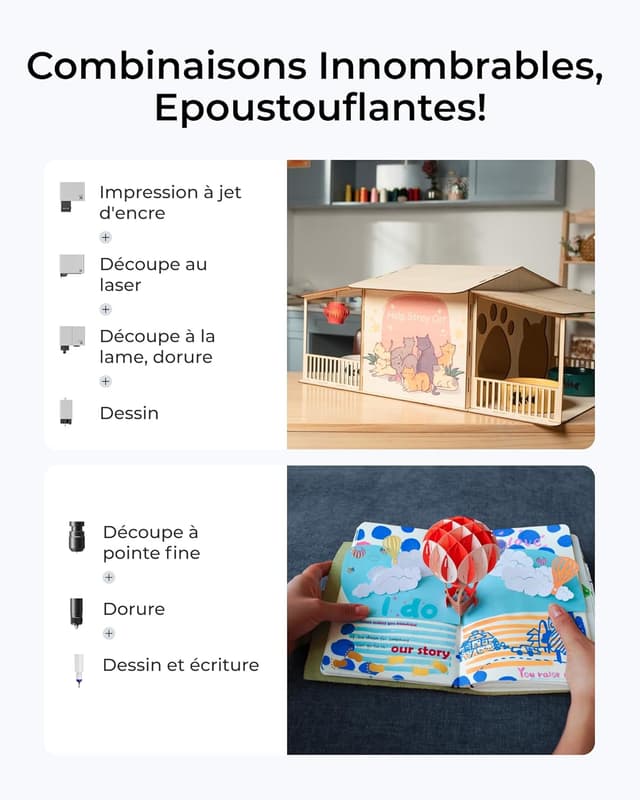 Thumbnail 3 de xTool M1 Ultra Graveur laser 10W