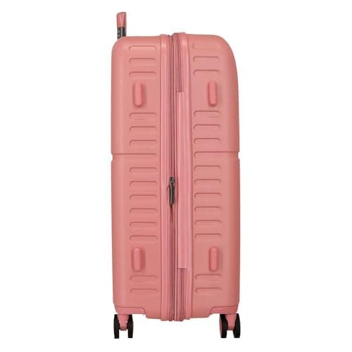 Detalle de Pepe Jeans Accent: juego de maletas rígidas ABS rosa (cabina 40/55/20 + grande 48/70/28, cierre TSA)