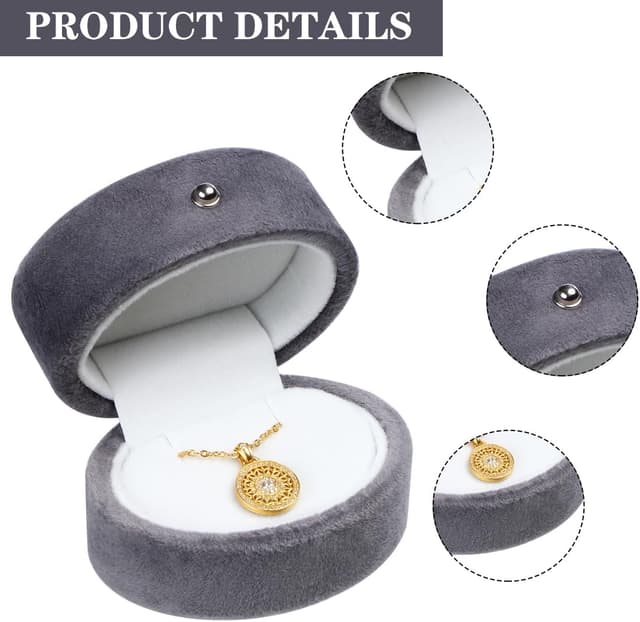 Thumbnail 2 de XIZAO Caja de terciopelo para joyas 💎 - Organizador elegante