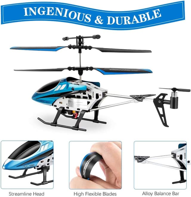 Thumbnail 4 de VATOS Hubschrauber YD-927 RC (2,4 GHz, 3-Kanal) mit LED und Gyro – Mini-Hubschrauber für drinnen