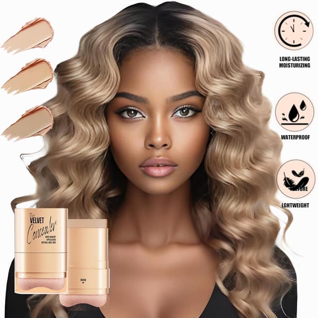 Detalle 2 de Catlinez Correttore 2 in 1 con pennello: copre imperfezioni, occhiaie e pori dilatati (40 g)