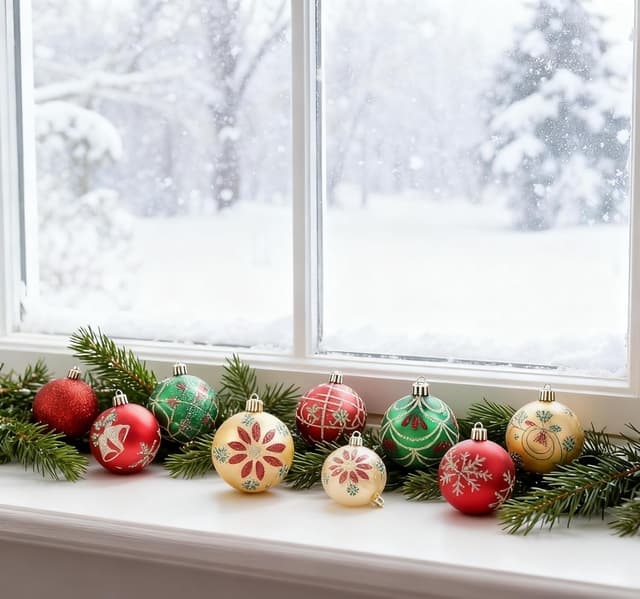 Thumbnail 4 de MOUNCHAIN 16 Stück Weihnachtskugeln 6 cm Rotwein