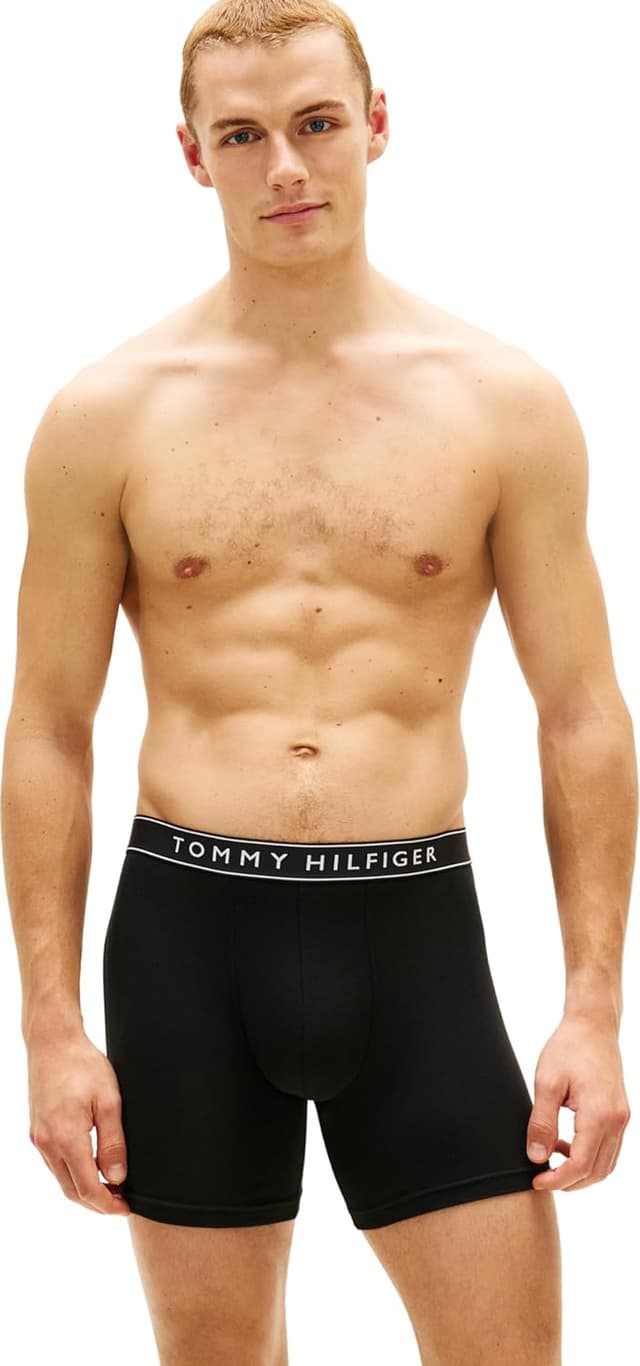 Detalle de Tommy Hilfiger Boxer Slip Uomo: slip da uomo in stile classico