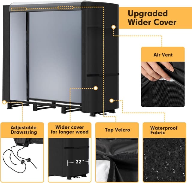 Thumbnail 3 de NALONE Estante de leña 4FT para exterior