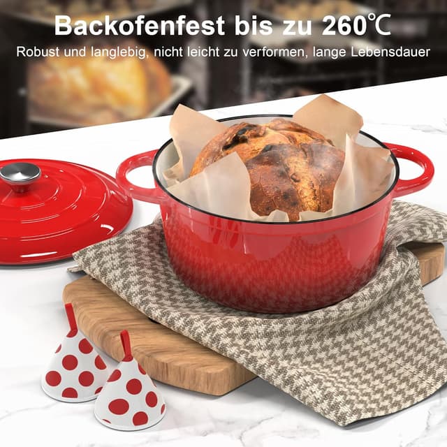 Thumbnail 4 de Topbooc Gusseisen Topf Brotbackform 26 cm