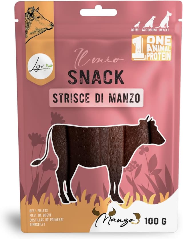 Imagen de Ligo strisce snack carne per cani 100 g en OfertitasTOP