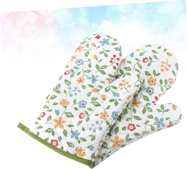 Thumbnail 4 de Hitzebeständige Ciieeo Backhandschuhe mit Blumen