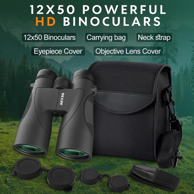 Thumbnail 6 de occer 12x50 Fernglas Hochleistung fĂŒr Vogelbeobachtung đ