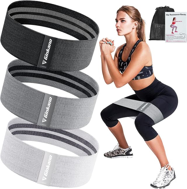 Detalle de Resistance Bands Fitness Set Hüftbänder