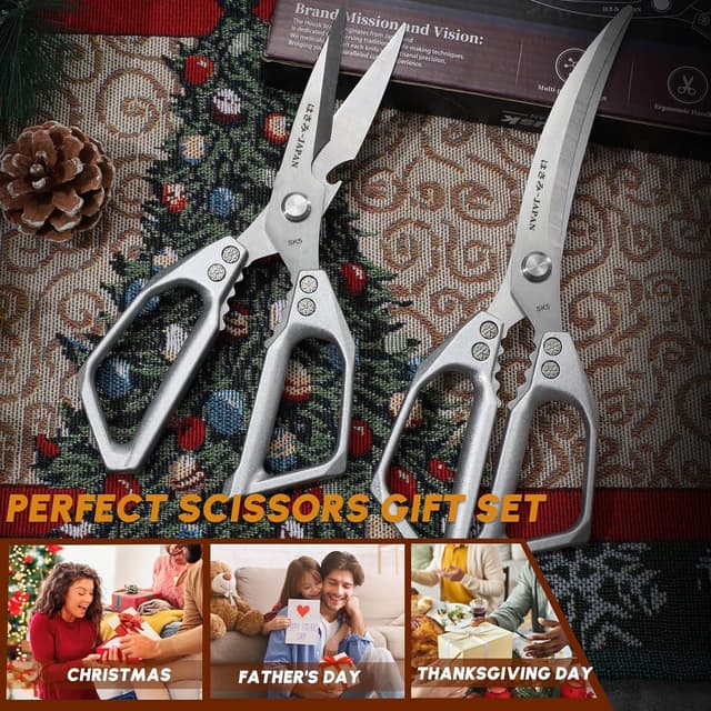 Thumbnail 6 de HUUSK Kitchen Scissors Set stainless steel kitchen shears ✂