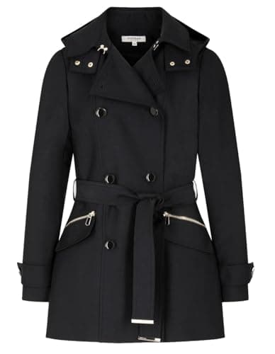 Detalle de Morgan Gabardina entallada gabardina Negro 38