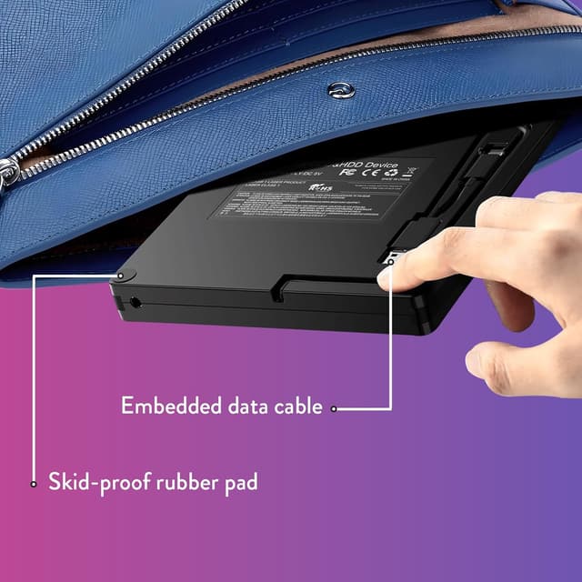 Thumbnail 2 de External CD DVD Drive USB 3.0 Type-C Slim Portable 📀