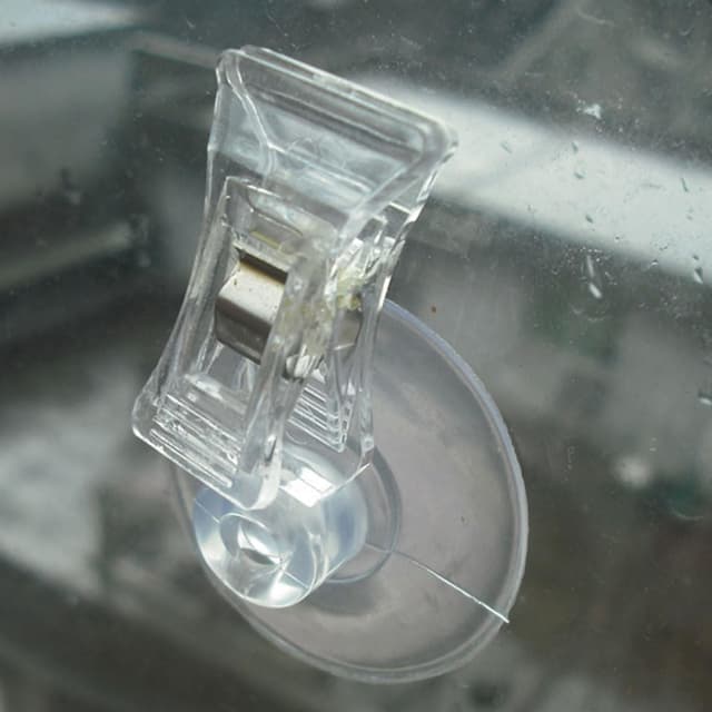 Thumbnail 2 de Transparent suction cup price tag clip
