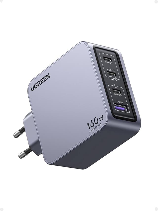 Detalle de UGREEN Nexode PRO Caricatore USB‑C 160W a 4 porte