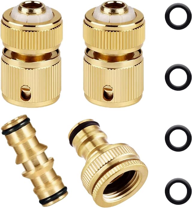 Imagen de OHAYORI Kit conectores de latón para manguera 1/2 en OfertitasTOP