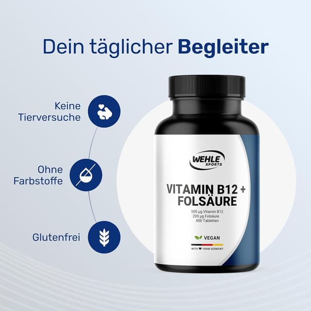 Detalle 2 de Vitamin B12 hochdosiert 500 µg, 400 Tabletten