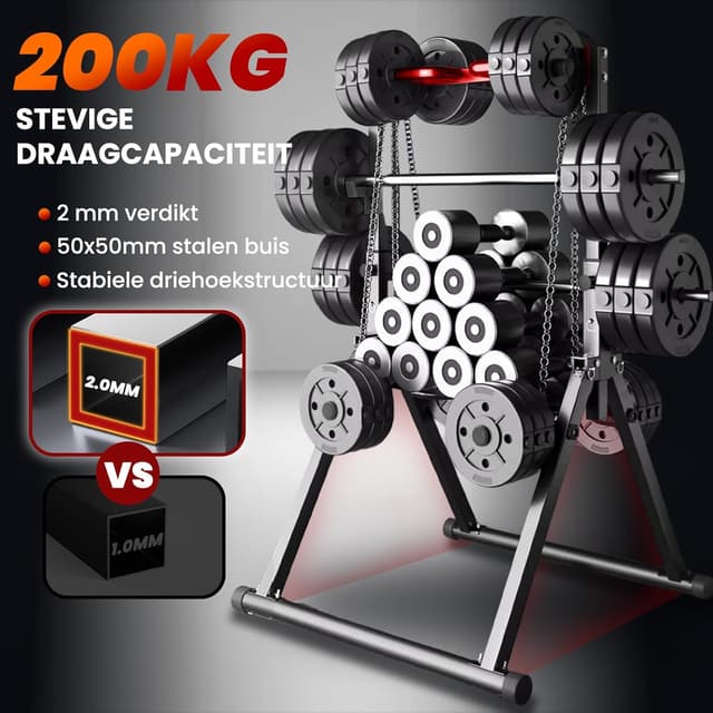 Thumbnail 1 de WATBKHE Estación plegable para dominadas 200 kg