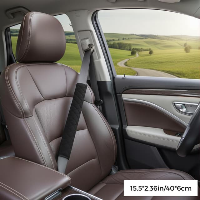 Detalle de Seatbelt cover pads 15.5 inch, 2 pack