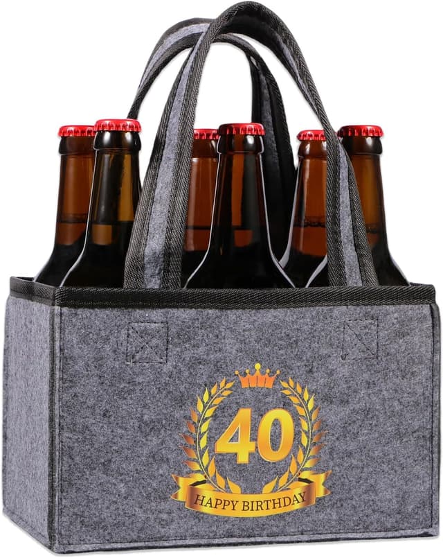 Detalle de Anicy Geschenk 40 Geburtstag Bierhandtasche