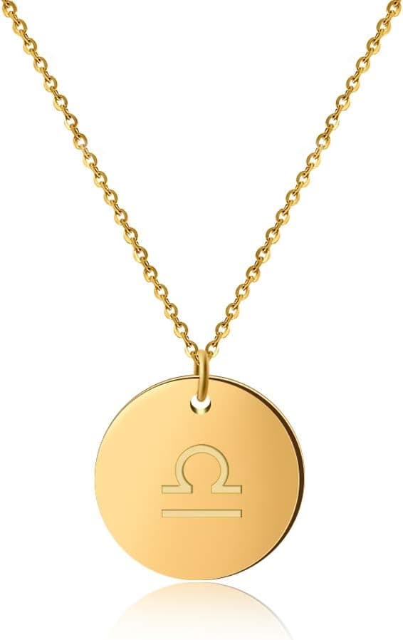 Detalle de Collier Good.Designs pour femmes avec signes du zodiaque (horoscope)