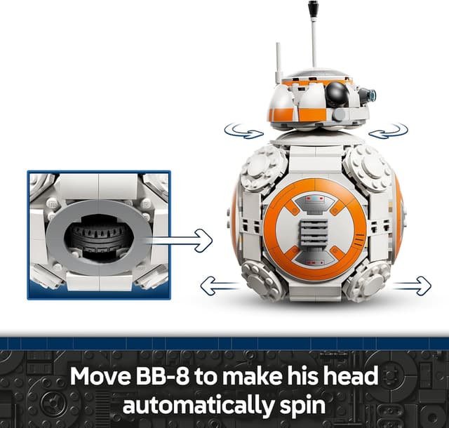 Detalle de LEGO Star Wars 75452 BB-8 Astromech Droid Figure model kit