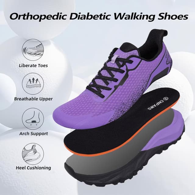 Detalle de CNPAWS Men’s Wide Toe Box Trail Running Shoes (Wide Width) for Barefoot-Style Walking & Cross Training