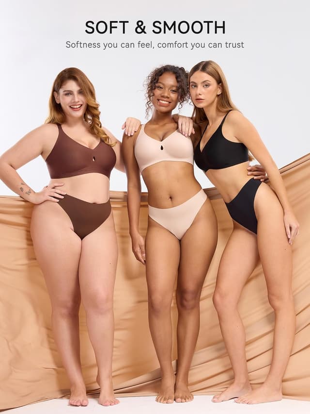 Thumbnail 5 de LUCKMEEY Bras No Underwire Wireless Bra A-DD 🩲