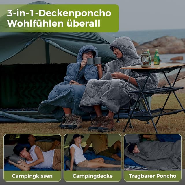 Thumbnail 5 de ATEPA Tragbarer Schlafsack 0,65 kg ⛺