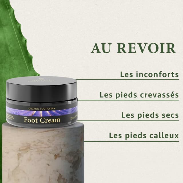 Detalle de Satin Naturel Crème Pieds Très Secs et Abîmés Bio (100 ml) : anti-corne & peeling au beurre de karité