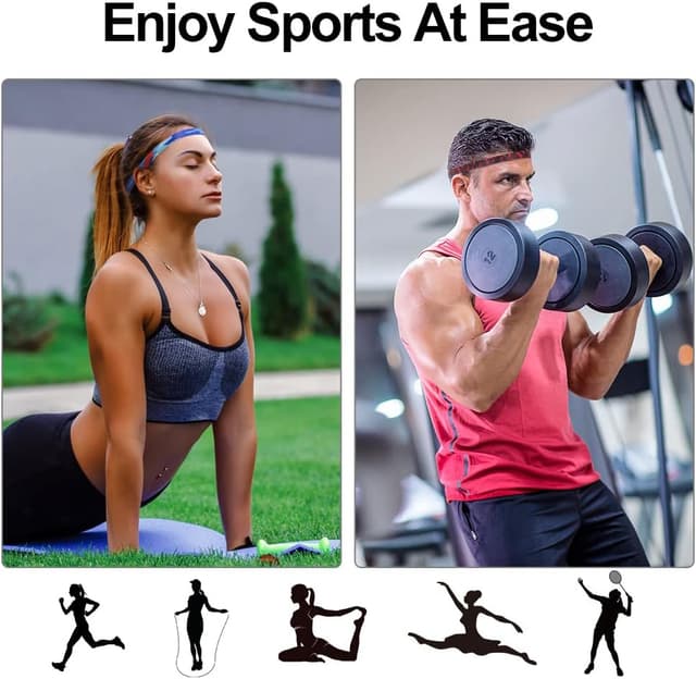 Thumbnail 4 de URAQT Sport Fascia per capelli antiscivolo sottile unisex