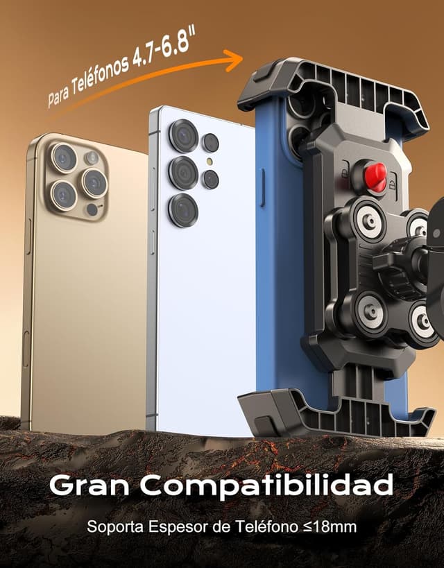 Thumbnail 6 de CIRYCASE Soporte Movil Moto antivibración 360°