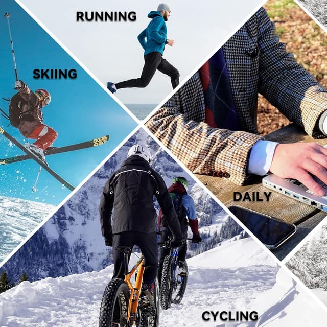 Thumbnail 5 de AMZSPORT Intimo Termico Uomo Set Maglia e Leggings