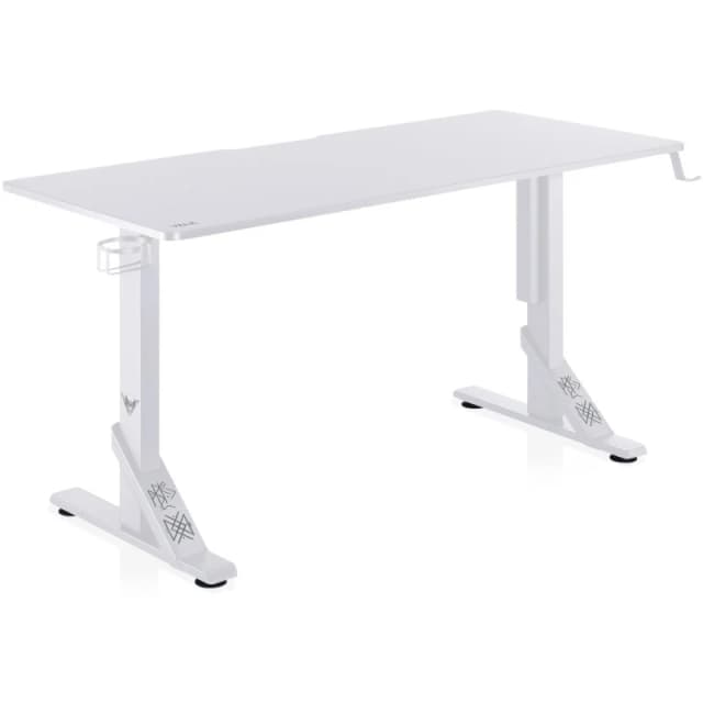 Detalle de Valk Skuld Mesa Escritorio Gaming 136x60 cm blanca