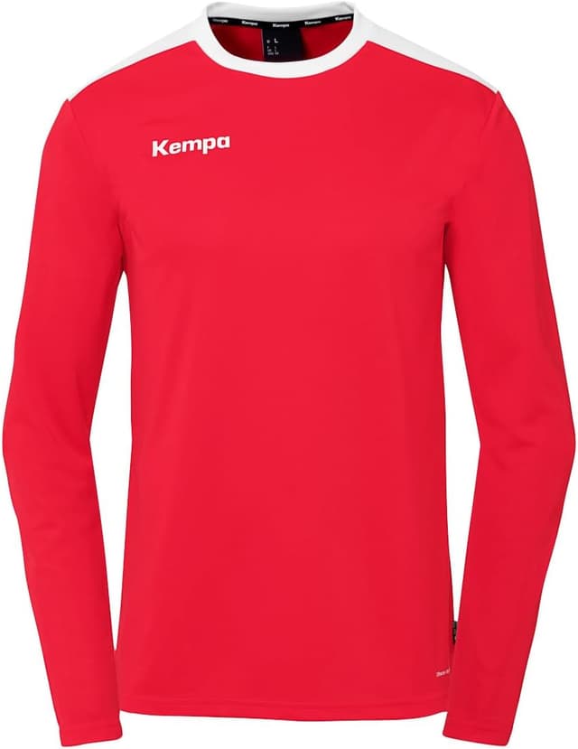 Detalle 2 de Kempa Unisex Emotion 27 Langarmshirt Sweatshirt – Handball-Langarmshirt mit 2face dry tech