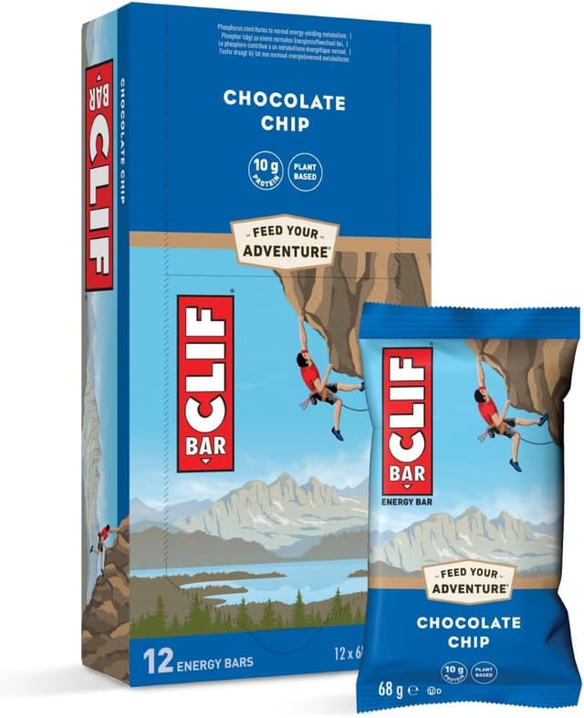 Imagen de CLIF BAR Chocolate Chip 12x68 g barretta proteica en OfertitasTOP