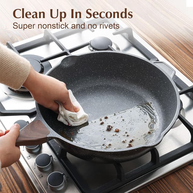 Thumbnail 4 de SENSARTE 12-inch Nonstick Deep Frying Pan